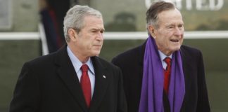 Джордж Буш старший и Джордж Буш младший