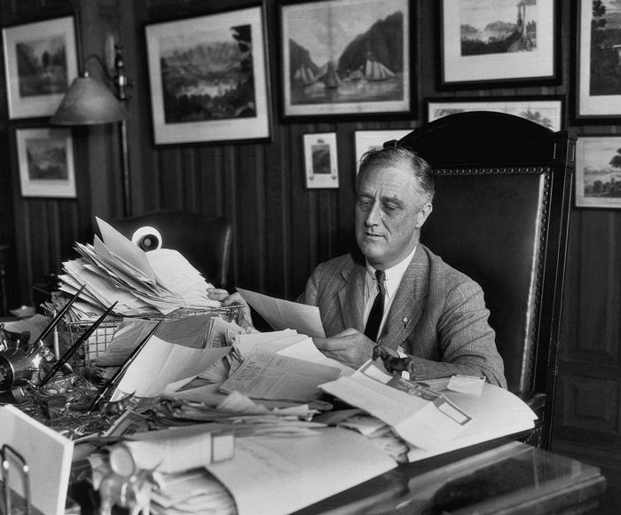 Franklin Ruzvelt izbran prezidentom na vtoroj srok - Франклин Делано Рузвельт — 32-й президент США