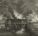 Сражение в бухте Чарльстон форта Самтер