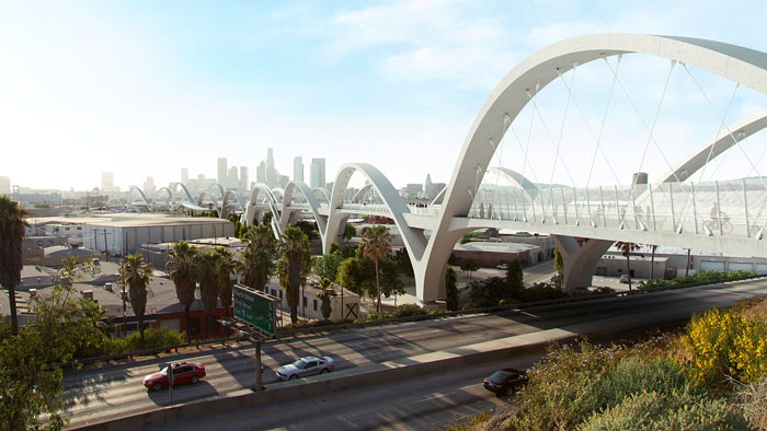 6th Street Bridge - Мосты - важная часть Лос-Анджелеса