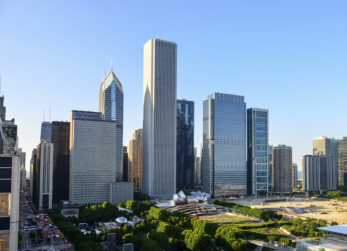 Aon Center - Чикаго: популярные небоскрёбы и их архитектура