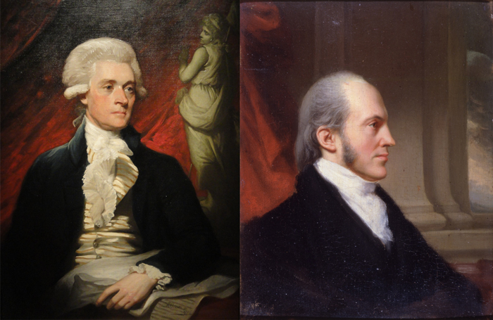 Tomas Dzhefferson i Aaron Burr - Поправки к конституции США